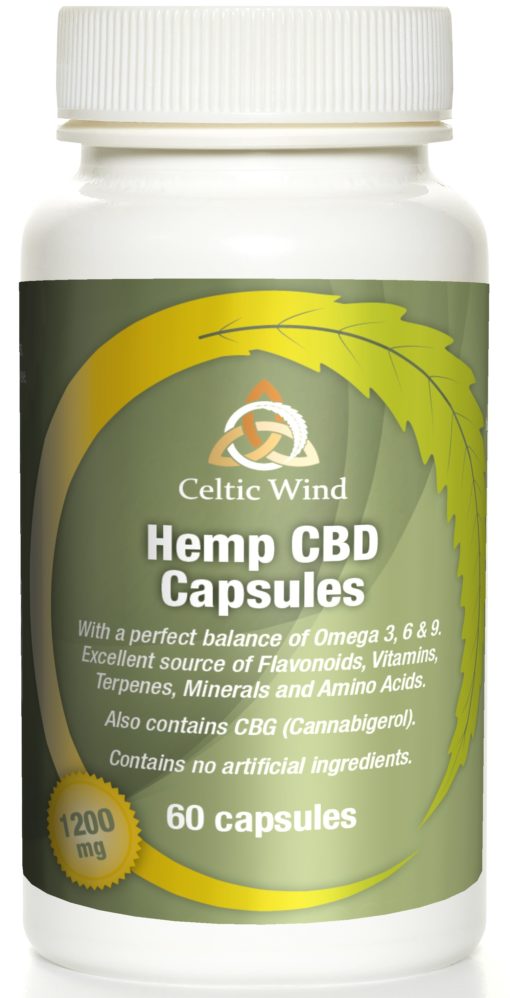 Celtic Wind Crops Multi complex CBD capsules