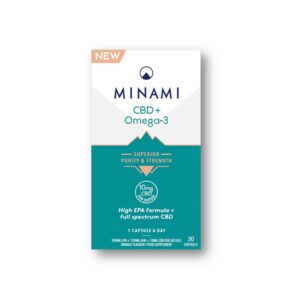Minami Nutrition CBD Omega3 Cannabidiol 30 Capsules