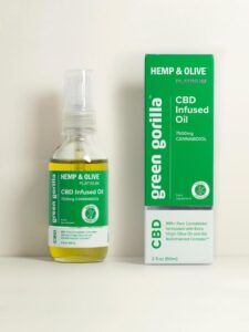 Green Gorilla Hemp Olive Platinum CBD Infused Oil 7500mg 60ml