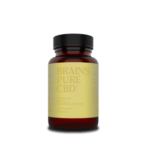 Brain Pure CBD Capsules 20mg + Siberian Ginseng 28's
